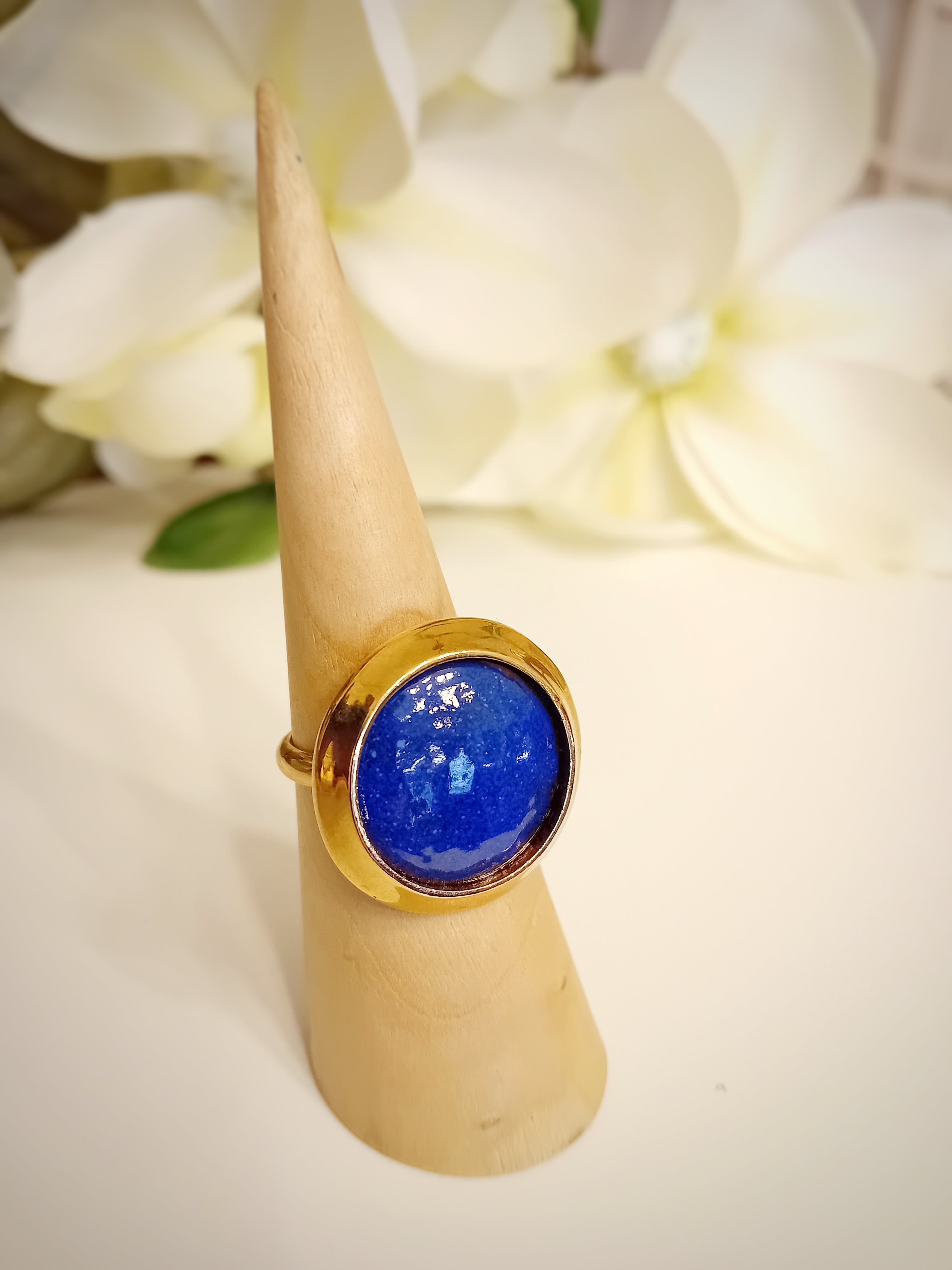 Bague Solis bleu roi
