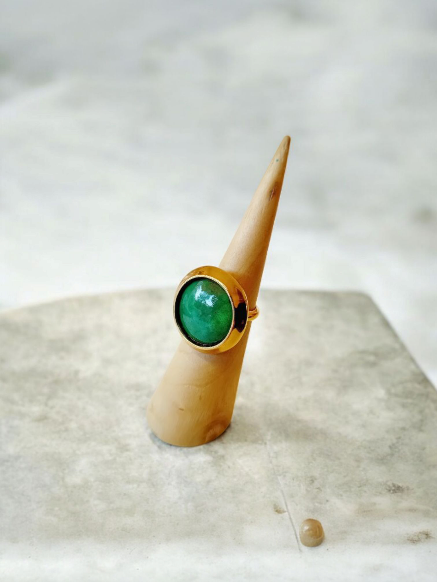 Bague Solis verte