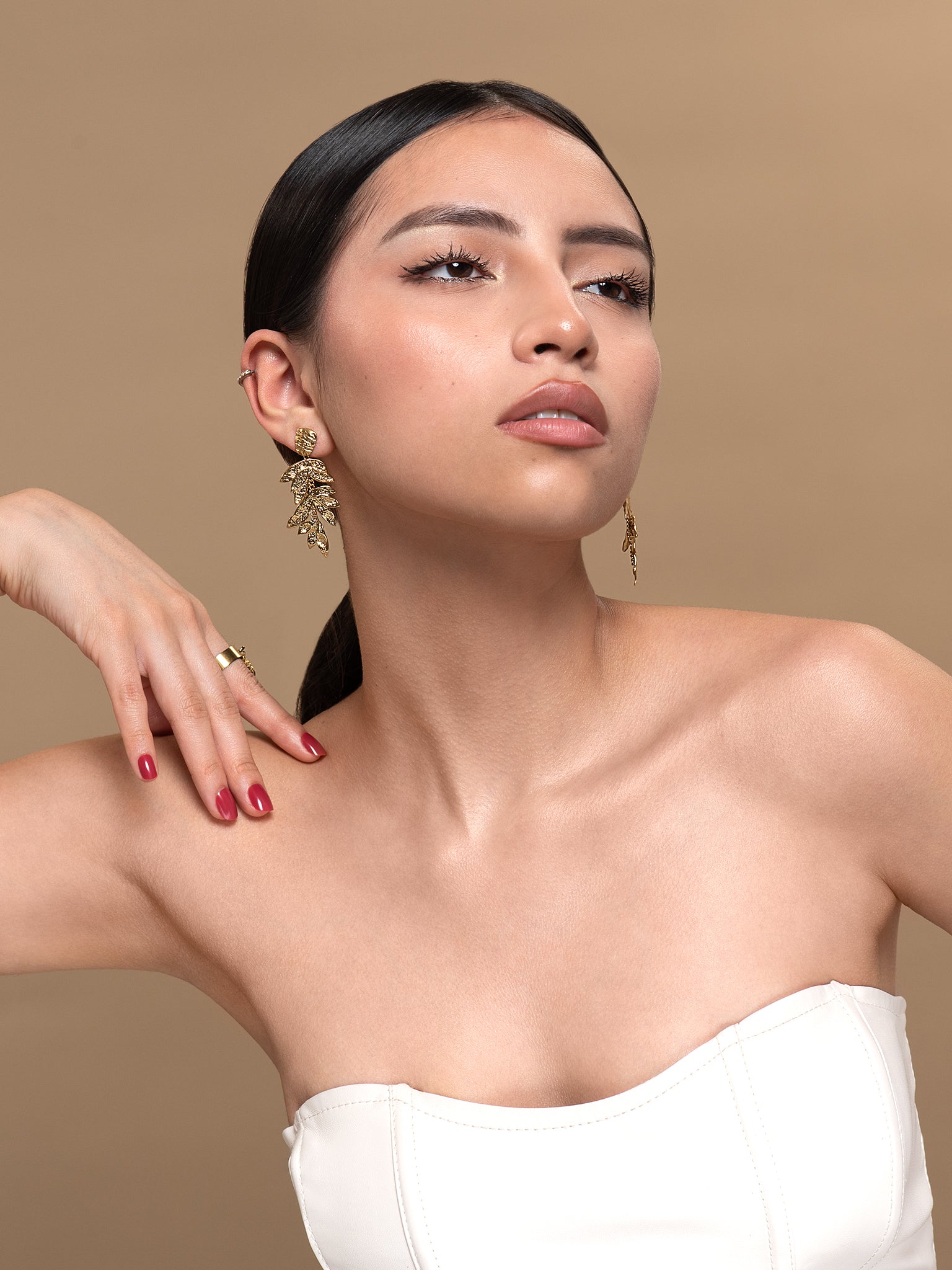 Boucles d’oreilles « Orélia » en acier inoxydable