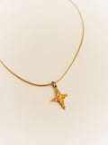 Collier étoile dorée