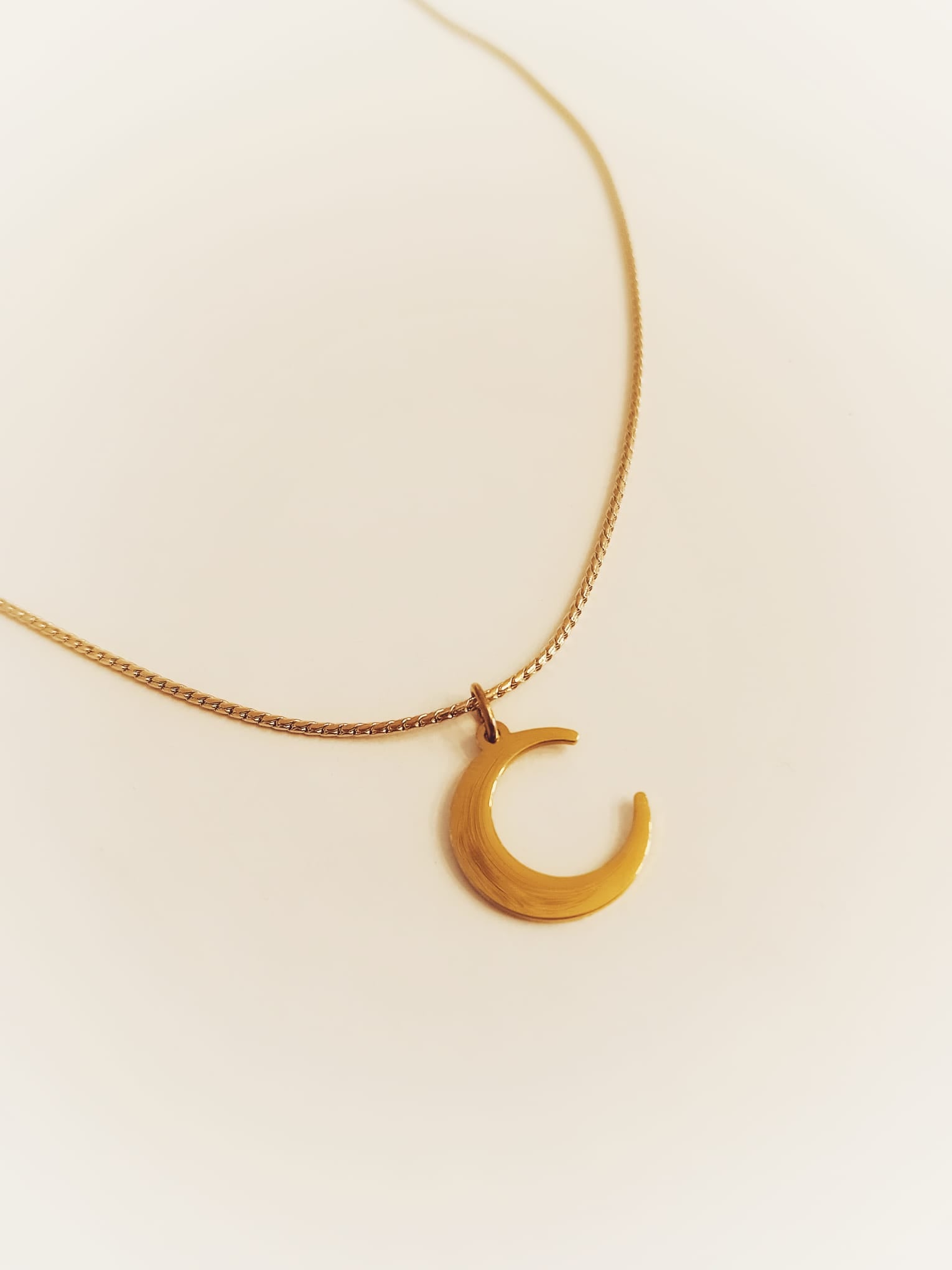 Collier Lune doré