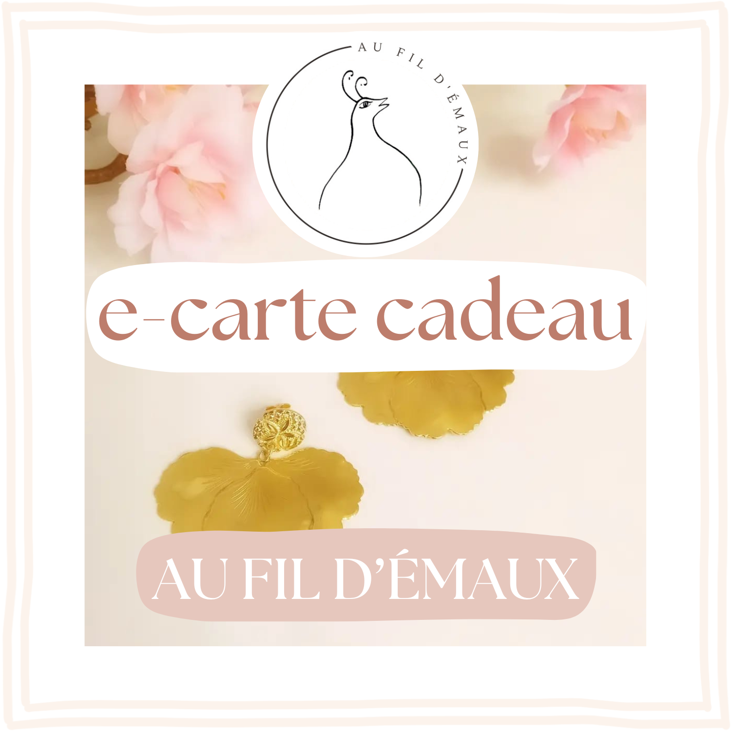 E-Carte cadeau Au Fil d'Émaux