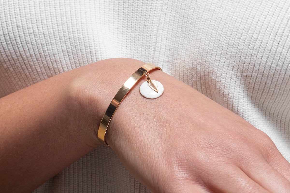 Bracelet Vintage En émaux D'art - Occasion En Bon état - Pièce Unique Et Artisanale