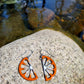 Boucles d'oreilles Quartier d'Orange – Émaux d'art sur cuivre