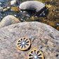 Boucles d'oreilles Citron en Émail sur Cuivre – Bijou artisanal français