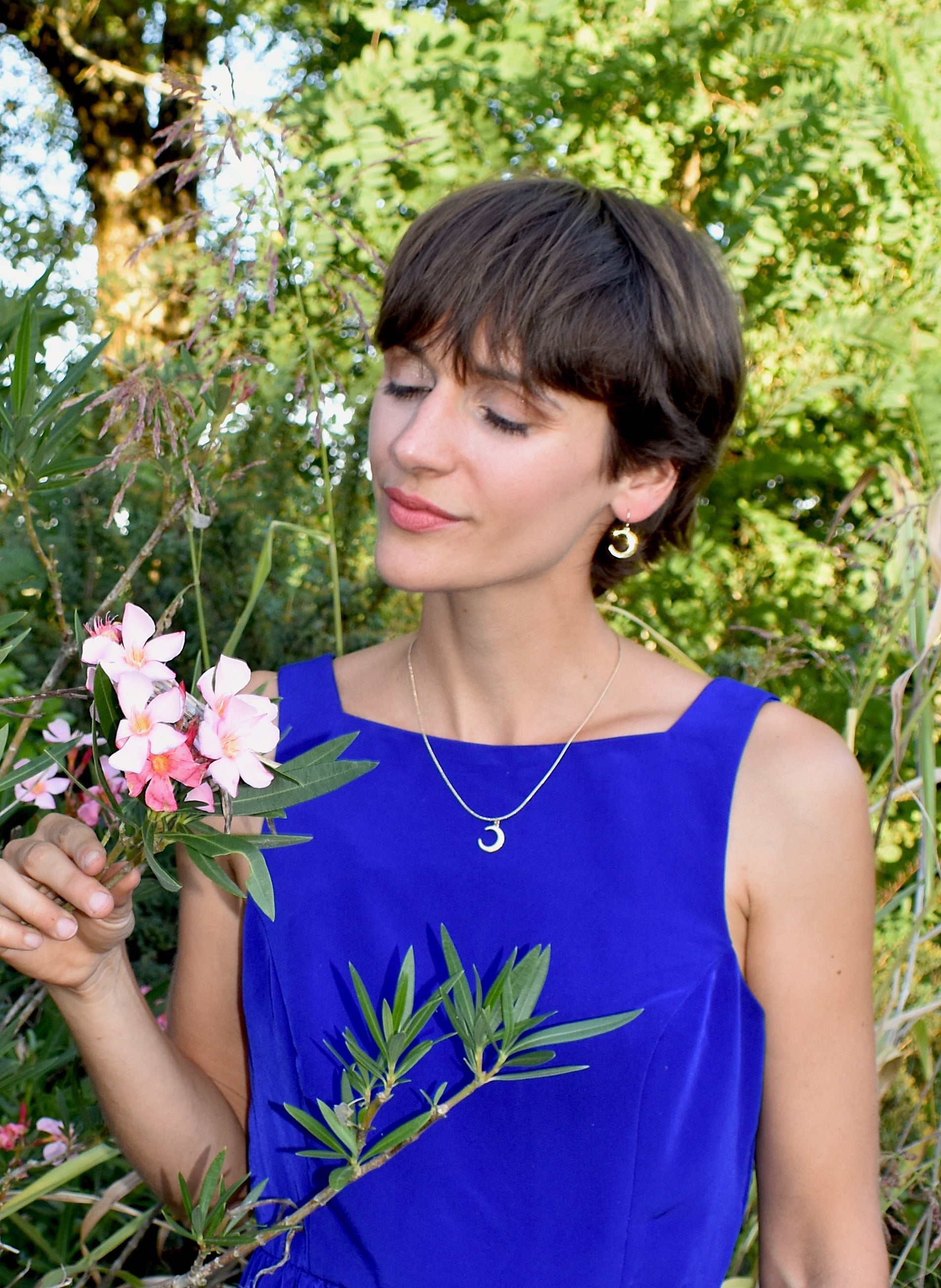 Boucles d’oreilles Lunes dorées