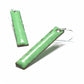 Boucles d'oreilles rectangles vertes