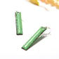 Boucles d'oreilles rectangles vertes
