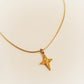 Collier étoile dorée
