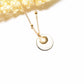 Collier petite médaille et petite coquille St Jacques