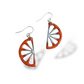 Boucles d'oreilles Quartier d'Orange – Émaux d'art sur cuivre
