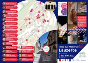 Plan de l'exposition à Lauzerte